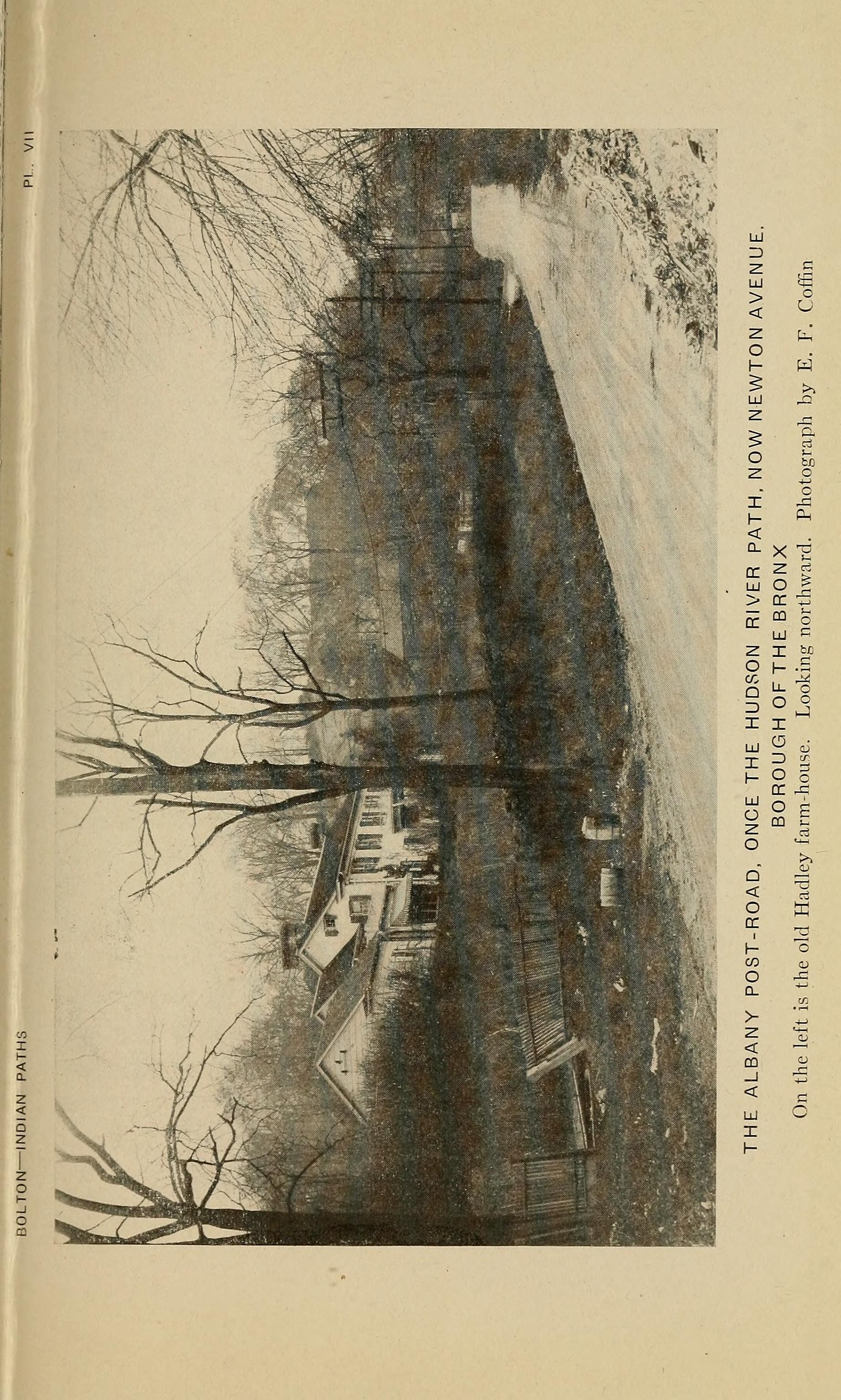 Plate VII: The Albany Post-Road (Hudson River Path) — Bolton (1922)