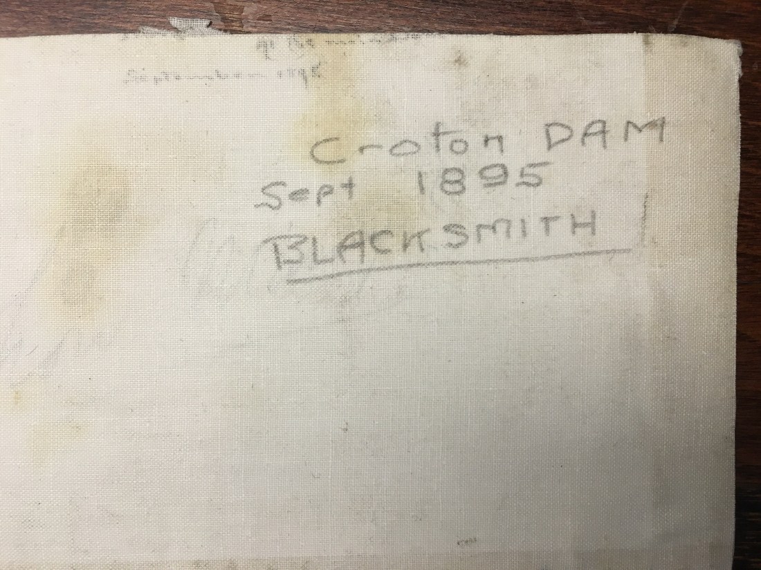 Blacksmiths at the New Croton Dam, 1895