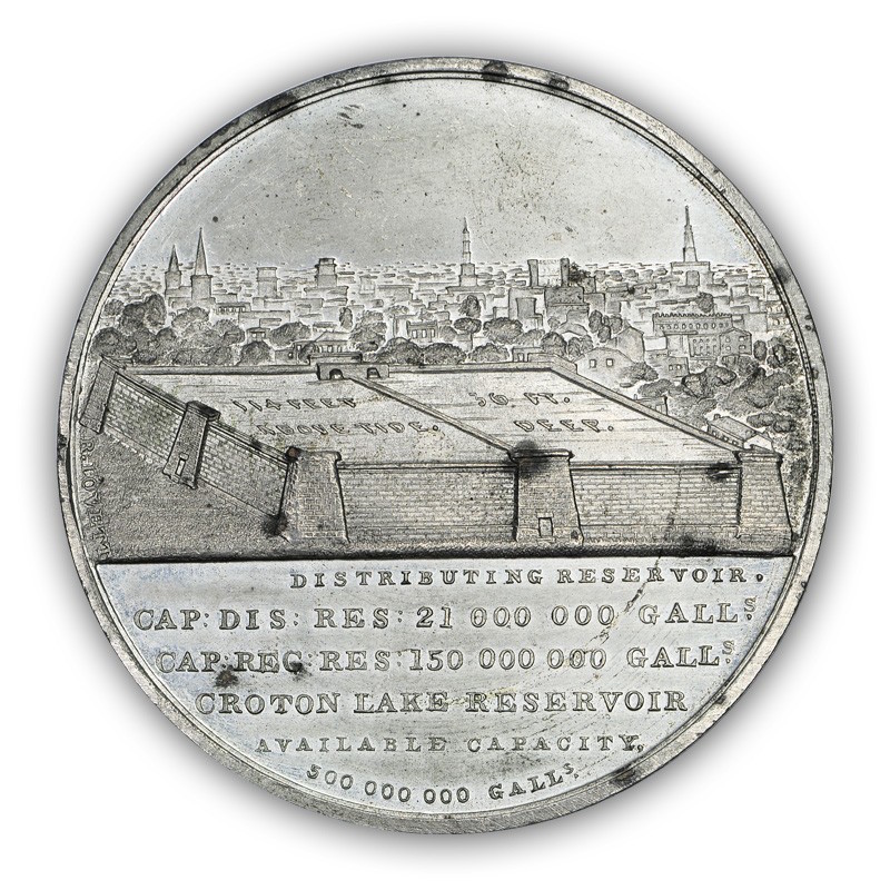 The 1842 Croton Water Celebration Medal