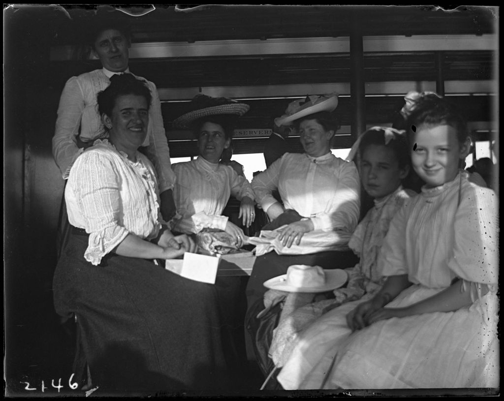 Women and children on excursion