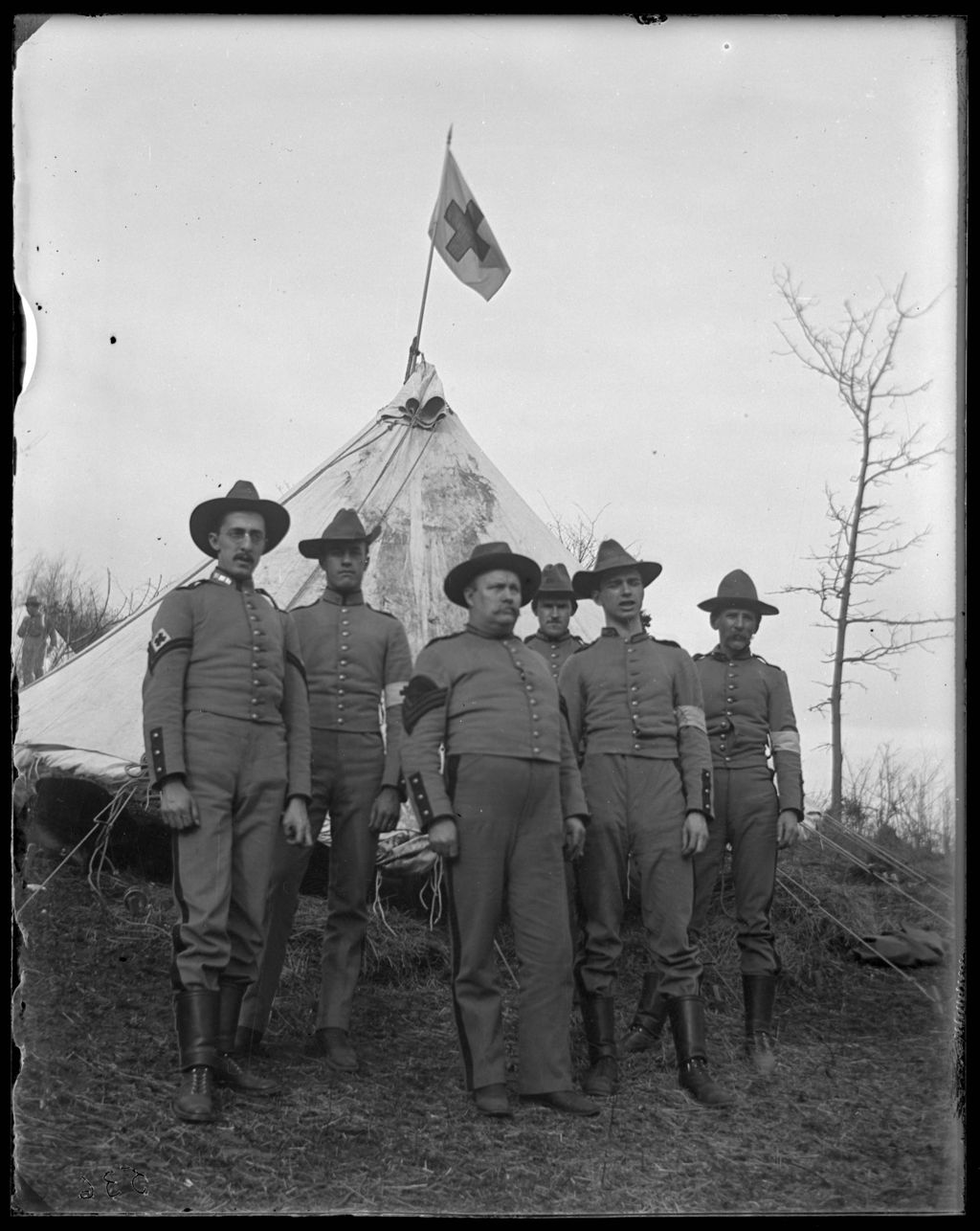 Hospital Corps at New Croton Dam Strike 1900
