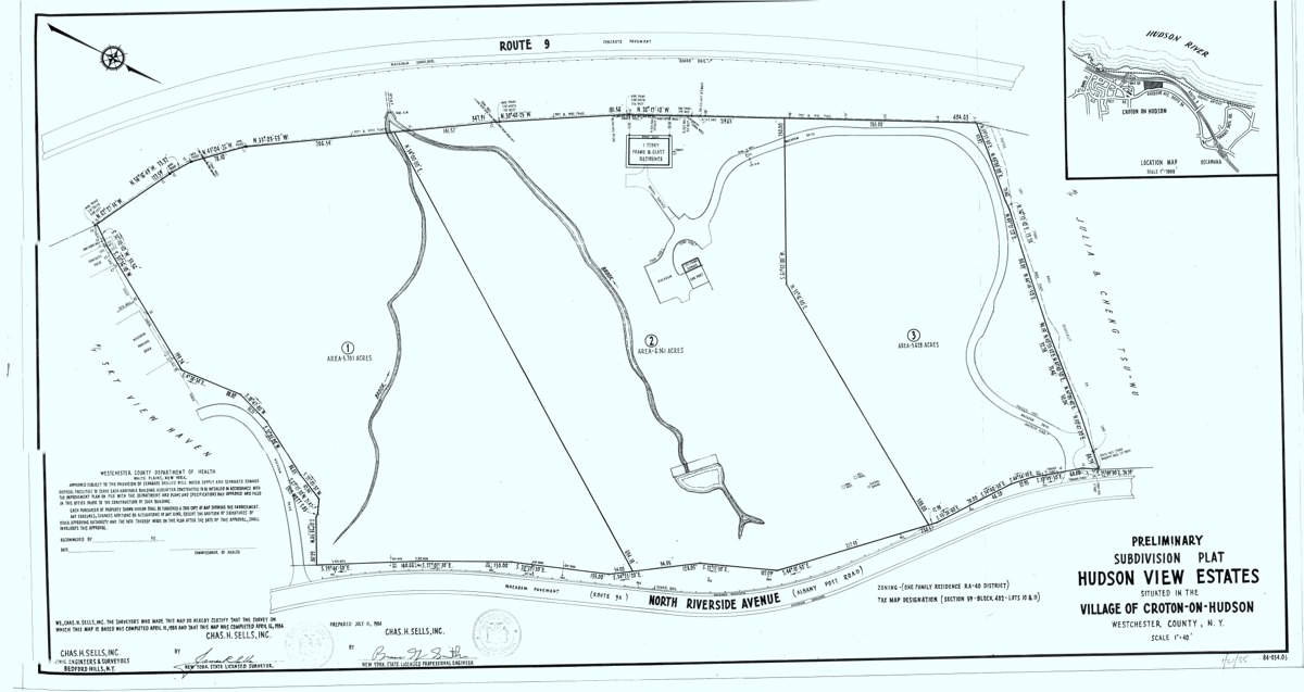 Hudson View Estates — preliminary subdivision plat