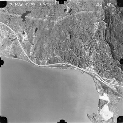 Croton and Gouveia vicinity — individual aerial print, May 7, 1970