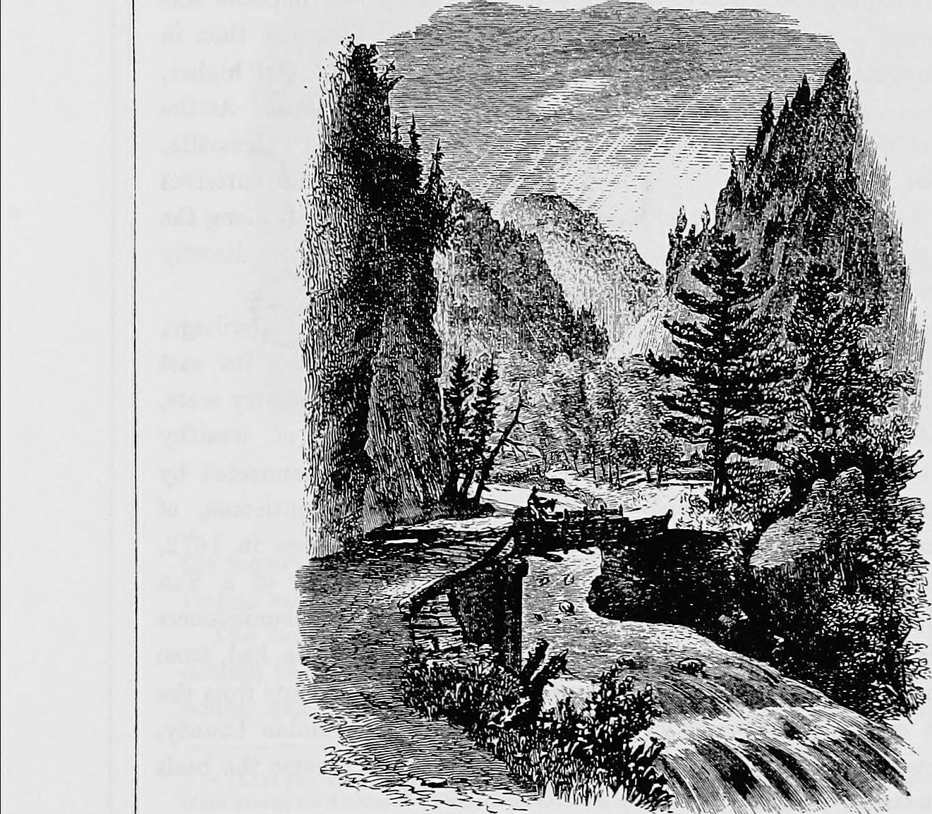 Mountainous Hudson River Scene