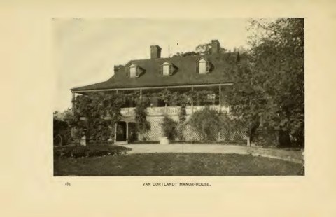 Van Cortlandt Manor exterior in Harland’s illustrated volume