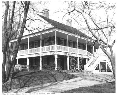 Manor House, west end and south elevation — Van Cortlandt Manor