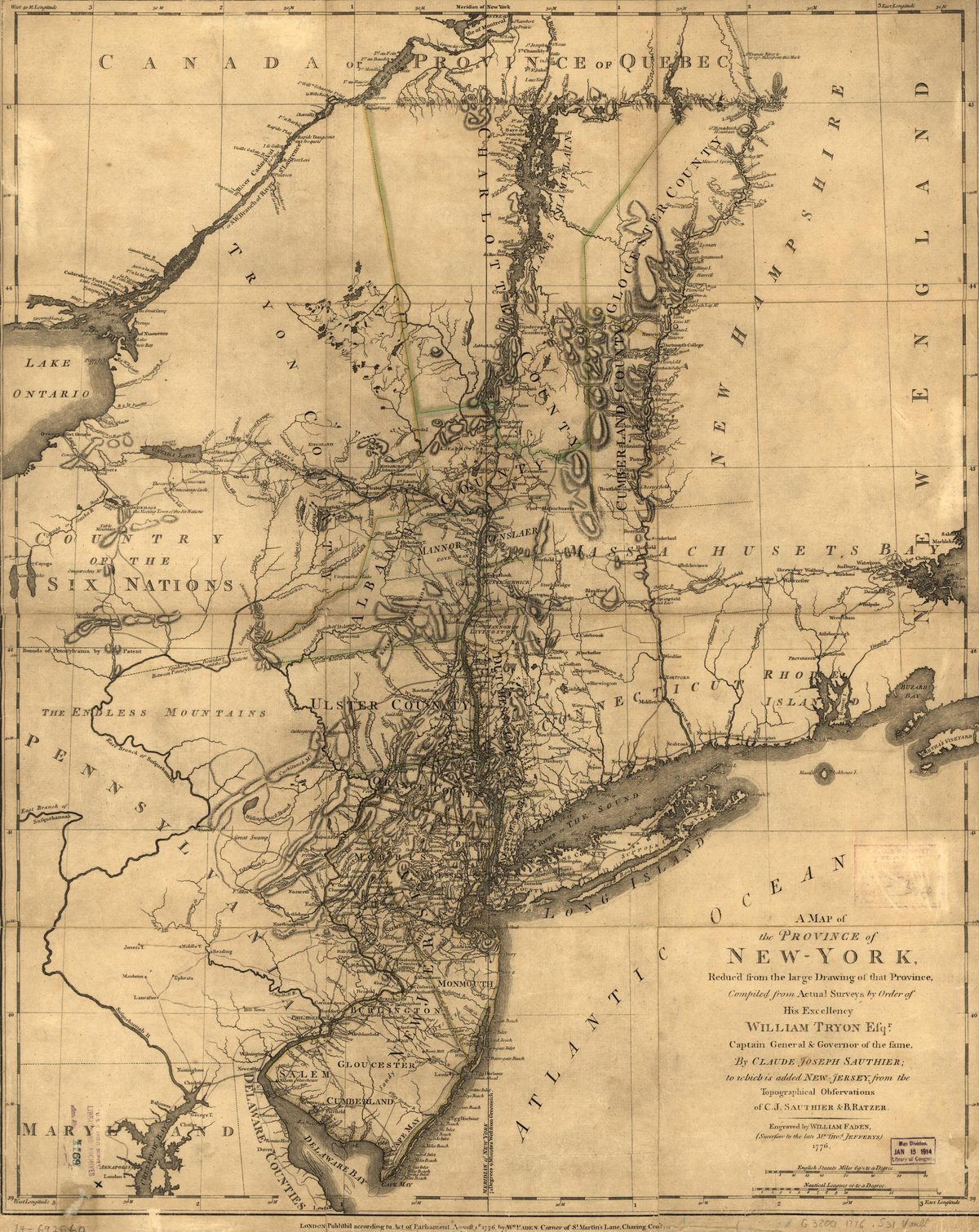 ny province 1776 map mid