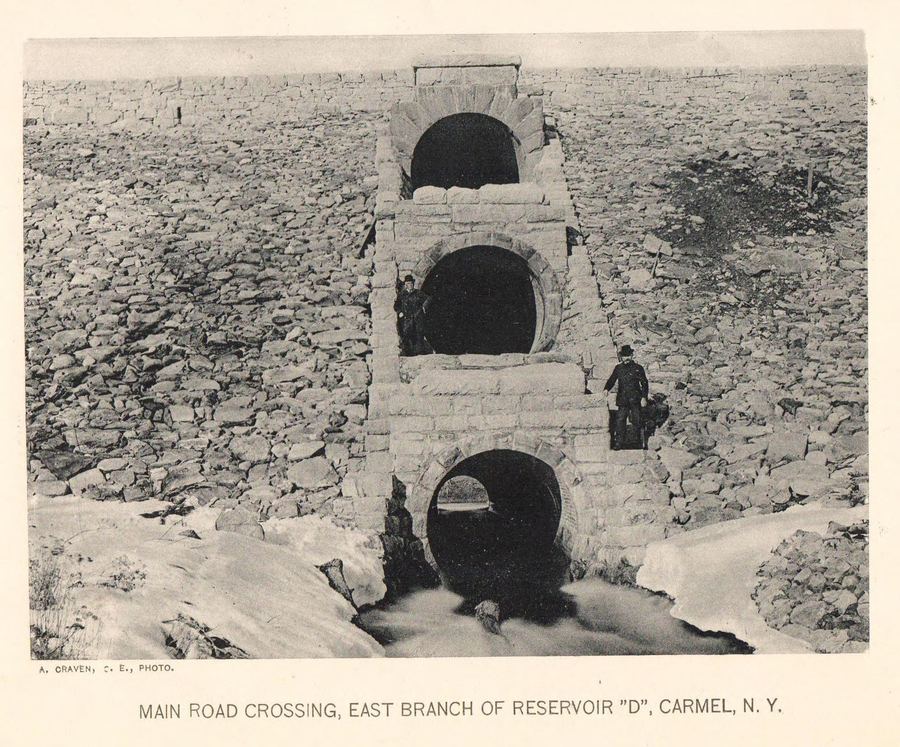 Croton Aqueduct — Croton Aqueduct Reservoir D 1895