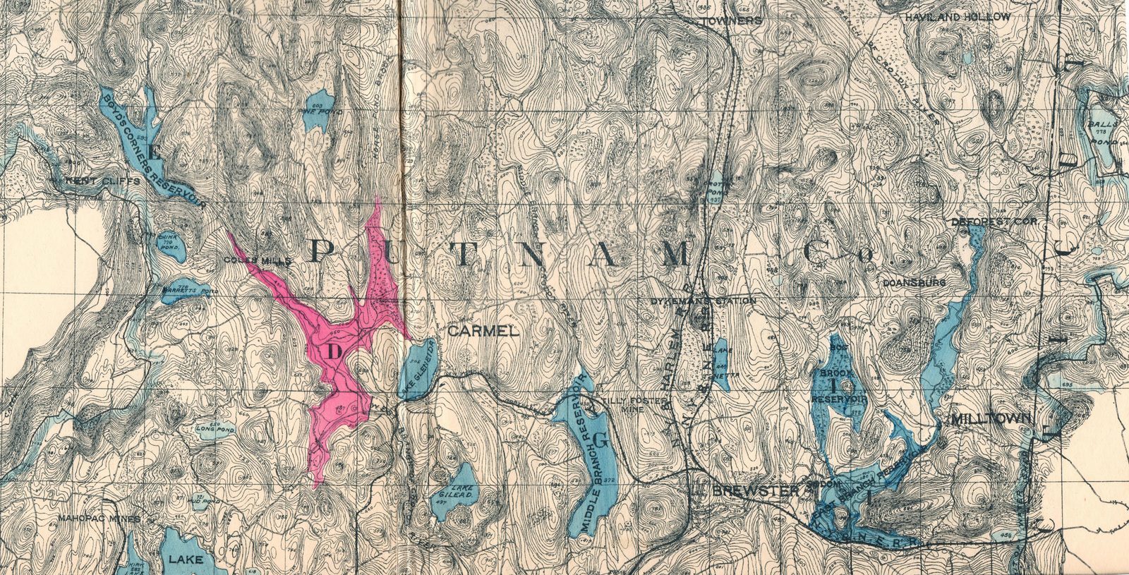nyheritage topo croton watershed 1889 mid
