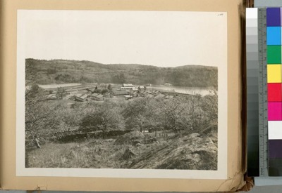 Croton Lake pressure tunnel camp overview, May 6, 1910