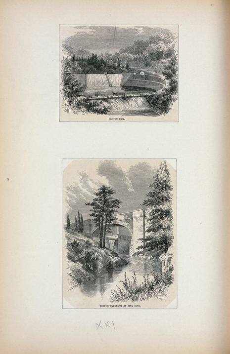 Croton Dam; Croton Aqueduct at Sing Sing (1880)