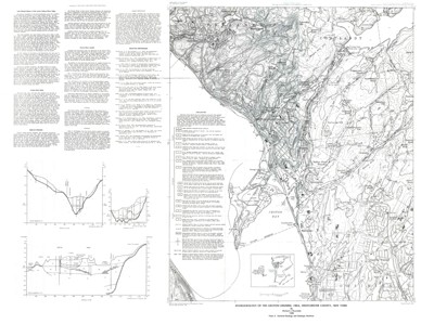 Croton–Ossining surficial geology and sections — USGS plate 2