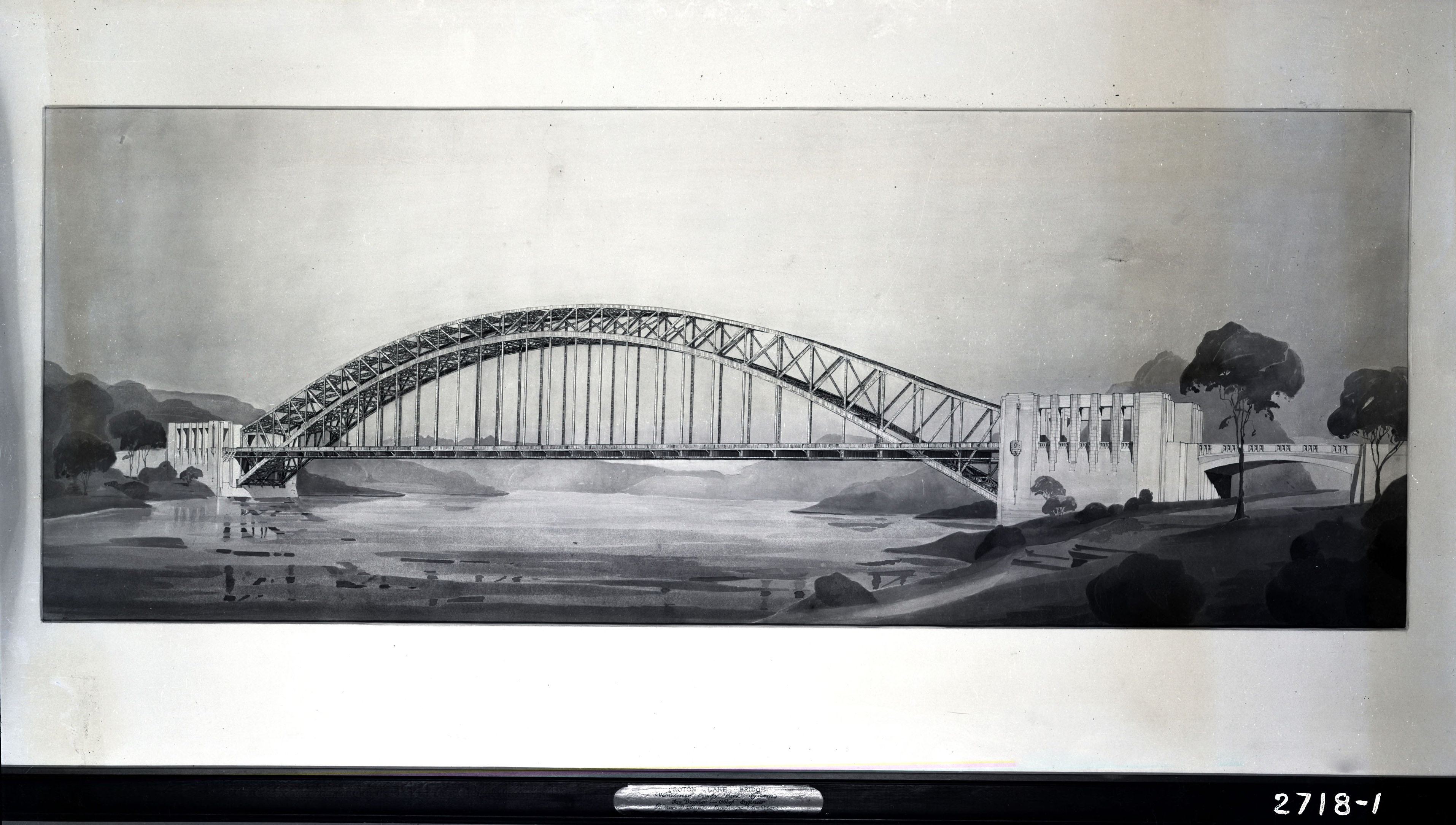 Croton Lake Bridge Painting 1929