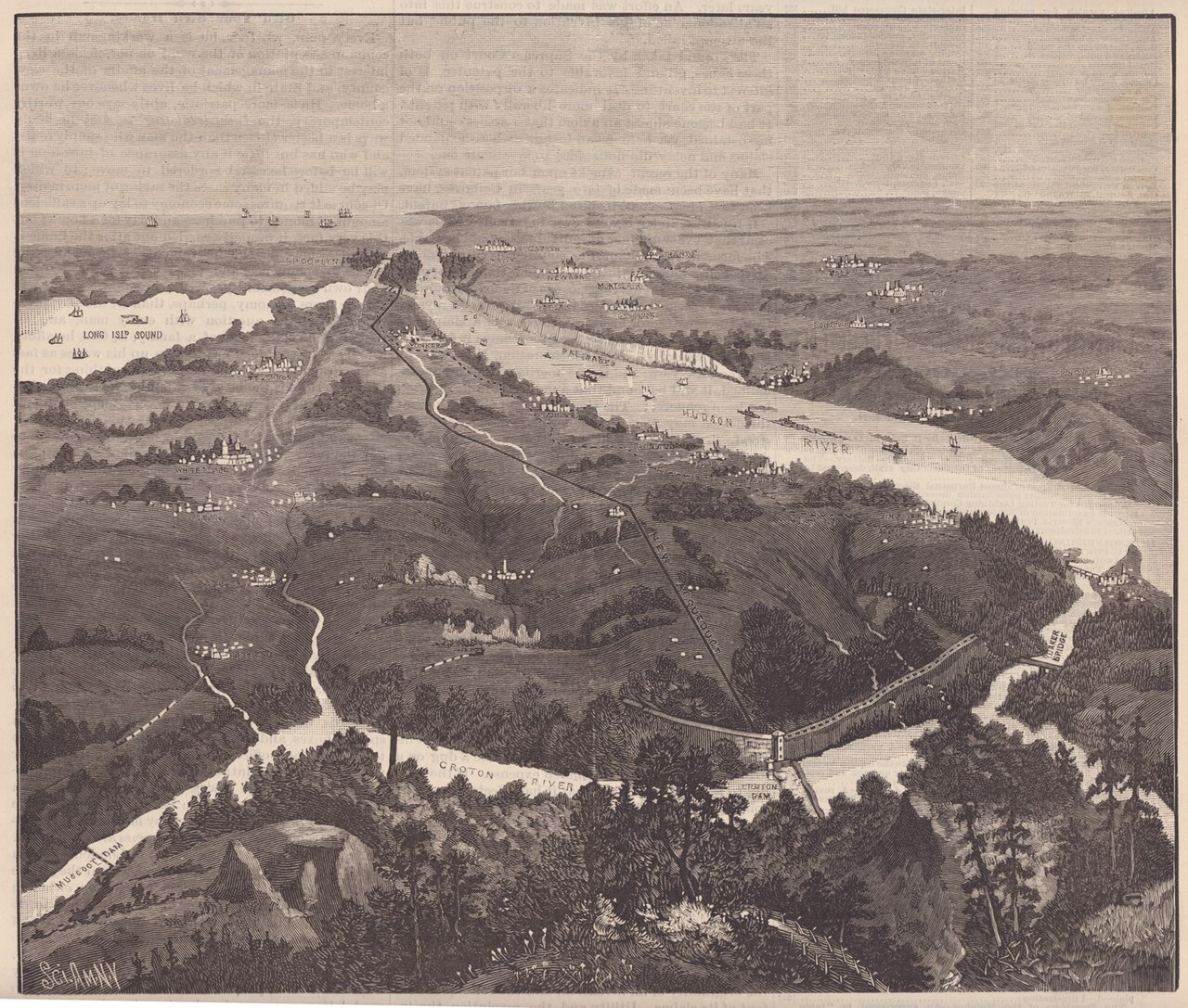 The Old and New Croton Aqueduct System (1887)