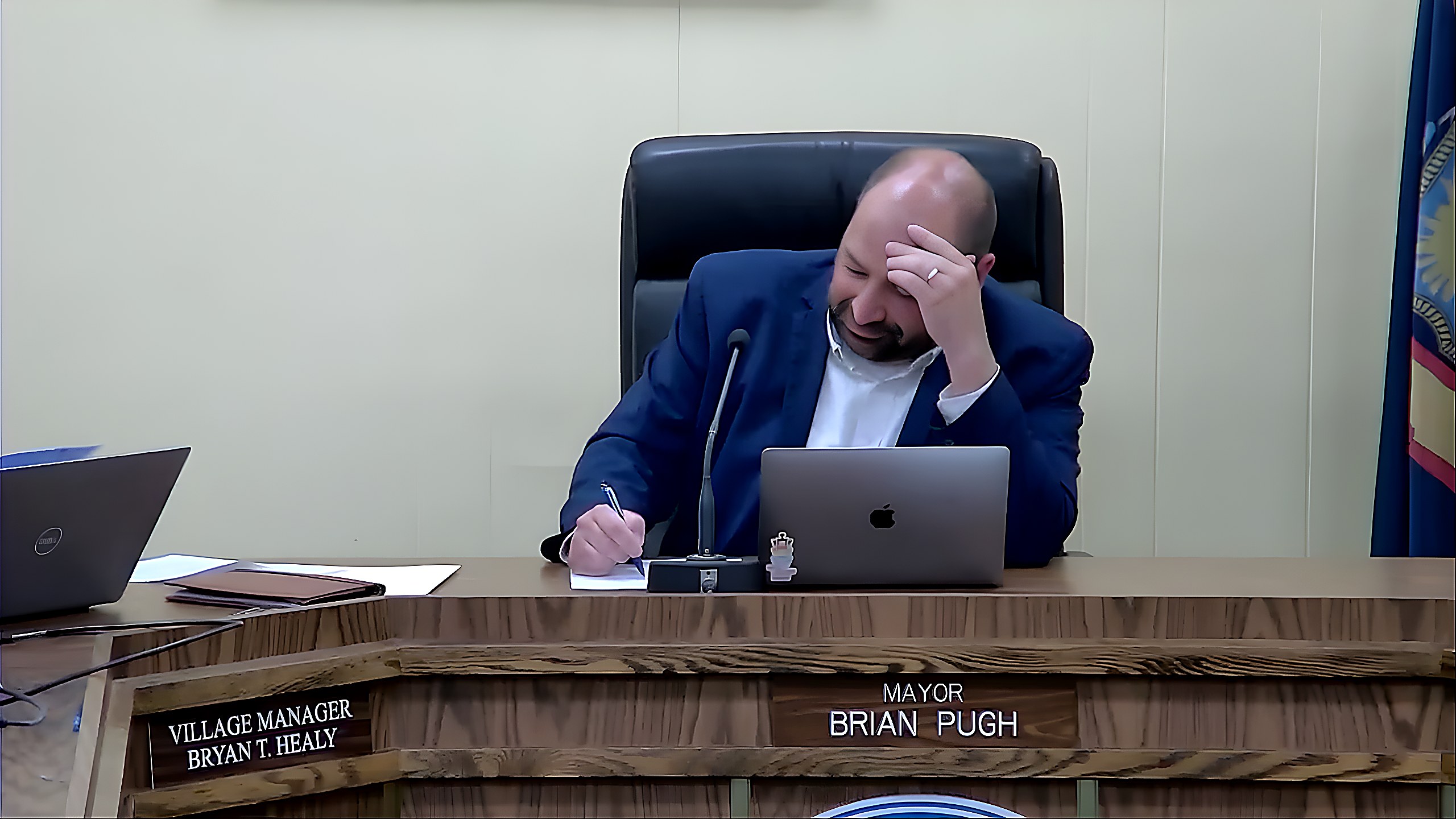 Trustee Bryan Healy discusses new property tax exemptions for military, first responders, and seniors
