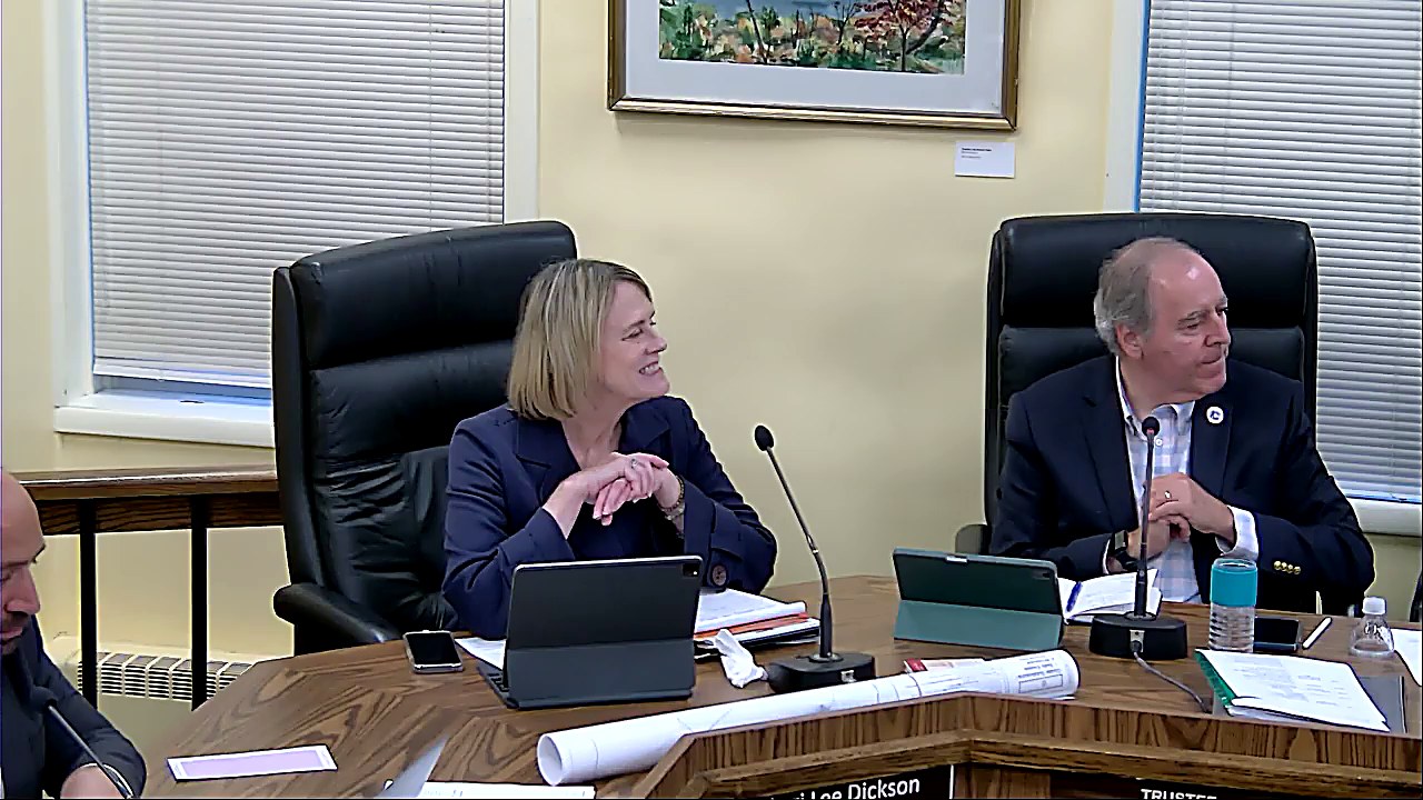 Trustee Maria Slippen addresses the board regarding community feedback on the proposed animal law.