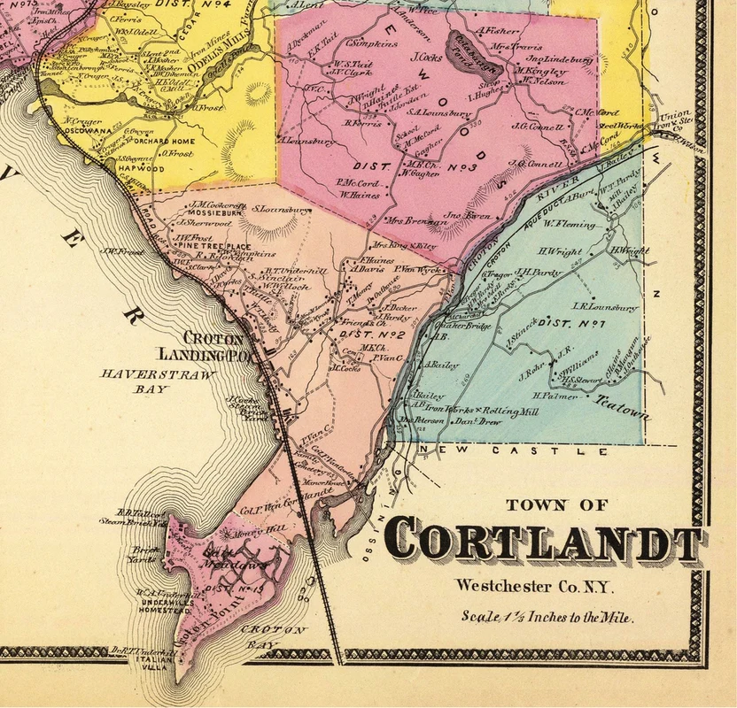 1868 — Croton & Cortlandt detail