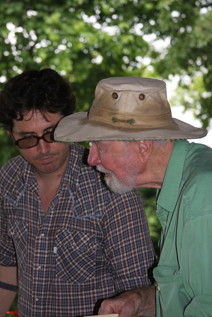 Pete Seeger and Grandson Tao