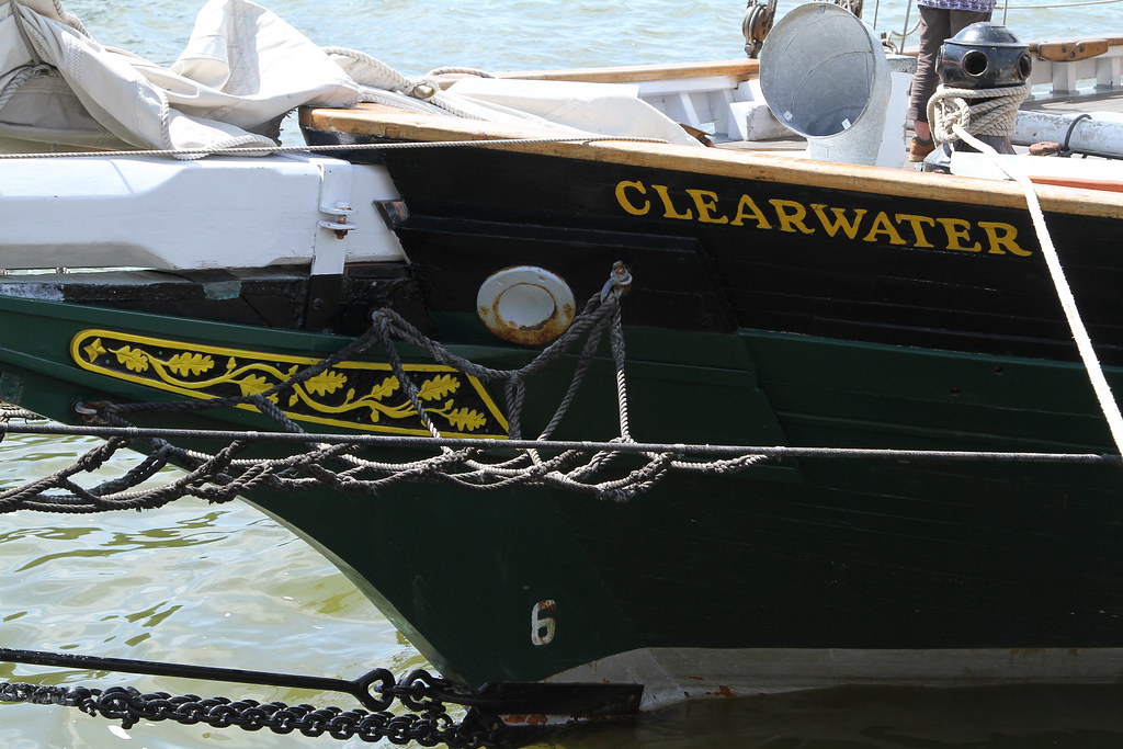 Sloop Clearwater from the Shore