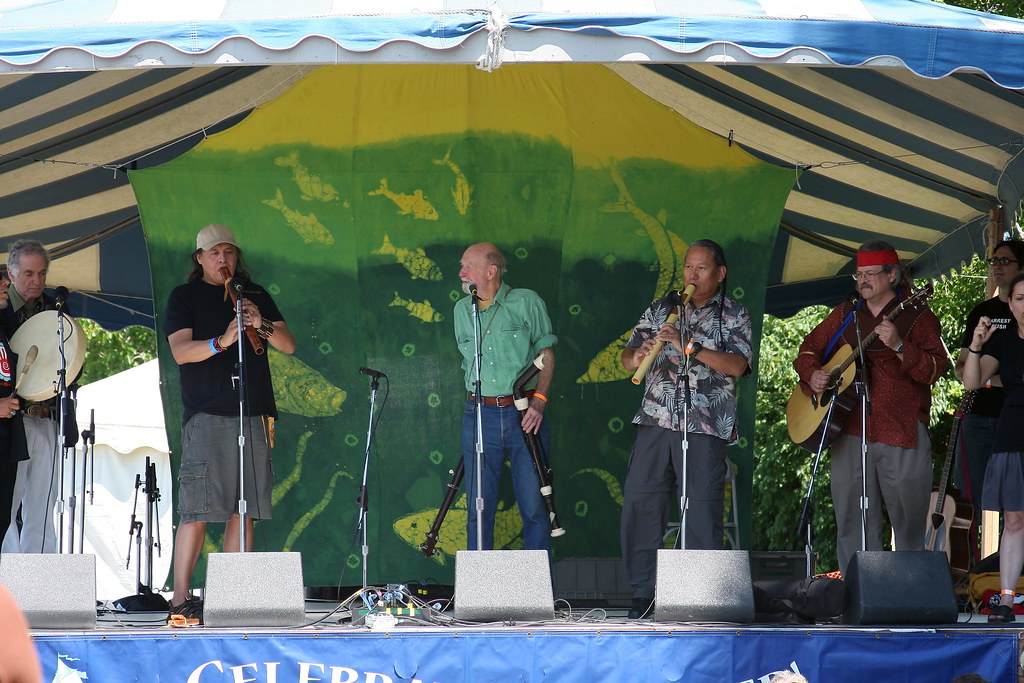 Pete Seeger at Hudson River Stage