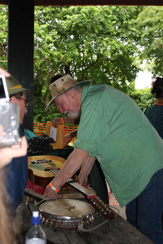 Pete Seeger with Banjo and Twelve-string Guitar