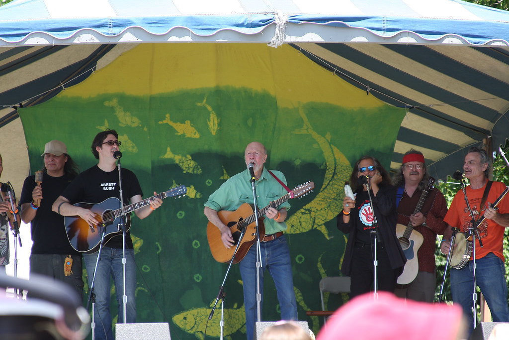 Pete Seeger and Tao Rodriguez-Seeger