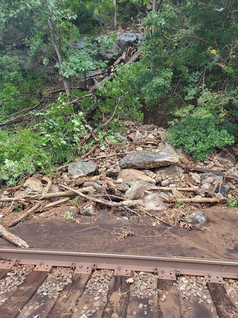 Metro-North Railroad Storm Conditions on the Hudson Line