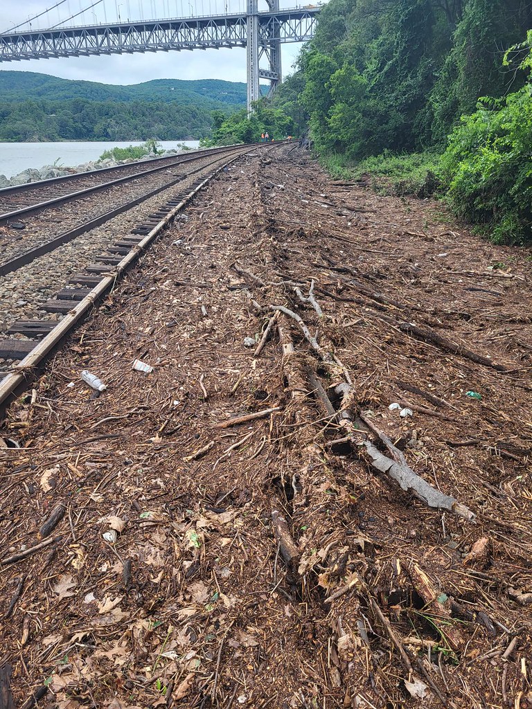 Metro-North Railroad Storm Conditions on the Hudson Line