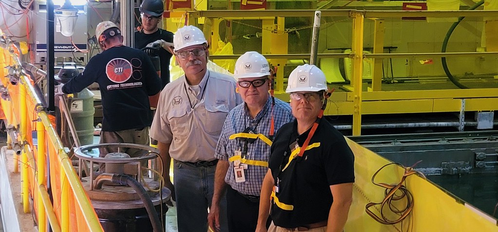 NRC Inspectors at Decommissioning Indian Point Nuclear Power Plant.