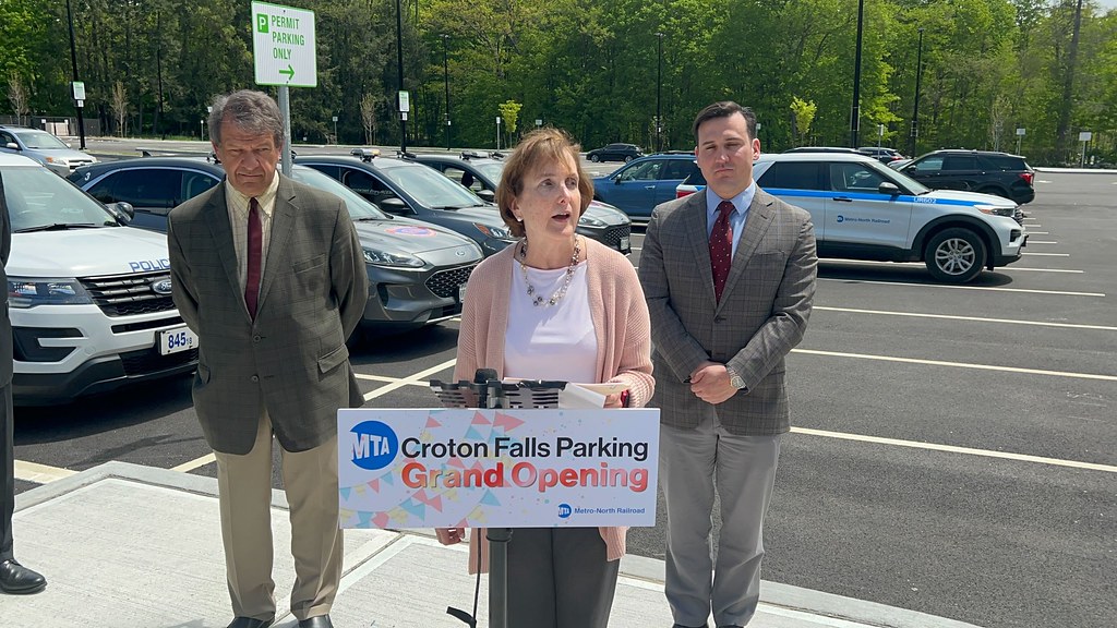 Grand Opening of Customer Parking Lot at Metro-North Croton Falls Station