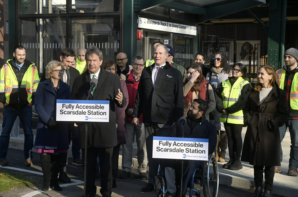 Scarsdale Station Becomes Second Metro-North Station to Be Made Fully Accessible This Year