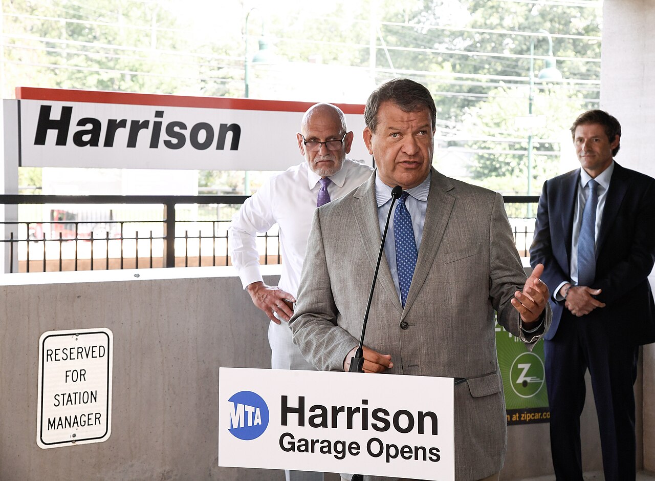 MTA Celebrates Grand Opening of Commuter Parking Garage at Metro-North Harrison Station (51405096290).jpg